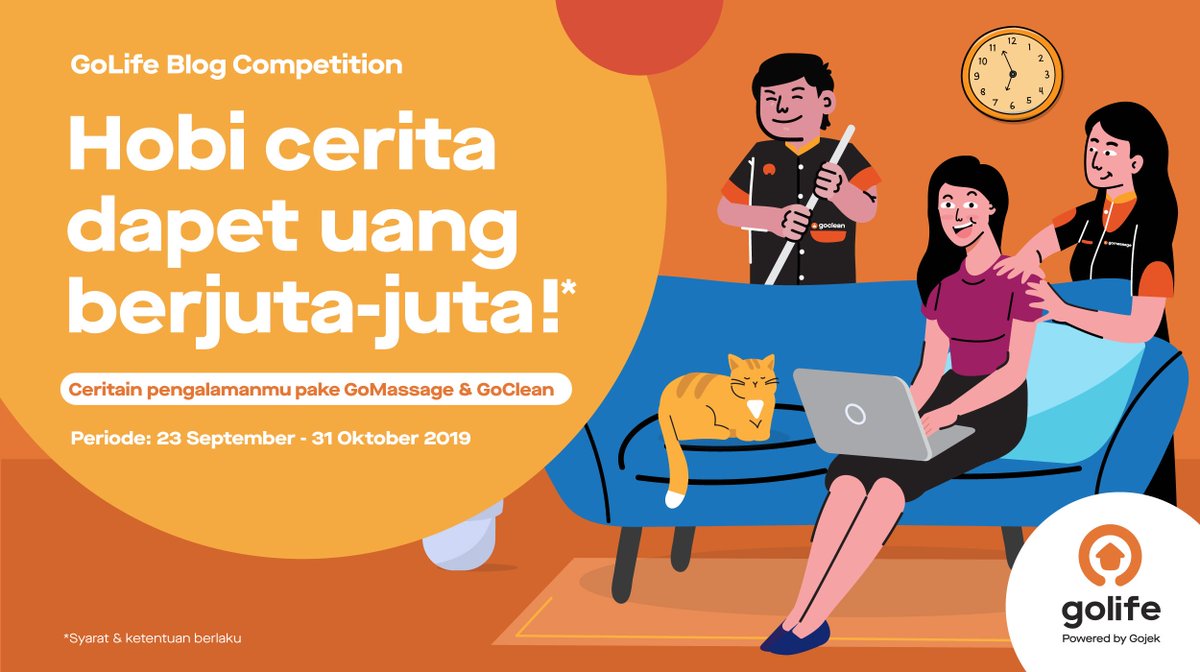 BPerempuan's tweet photo. 10 hari lagi waktu BPers untuk ikutan GoLife Blog Competition. Hayoo... siapa yang sudah drafting? Informasi lengkap dan persyaratan lomba cek link: https://t.co/LNCwhHmCDn
Jangan sampai kelewatan, ya! 😉
#ReviewGoLife #PastiAdaJalan https://t.co/SSAGFiFr0c