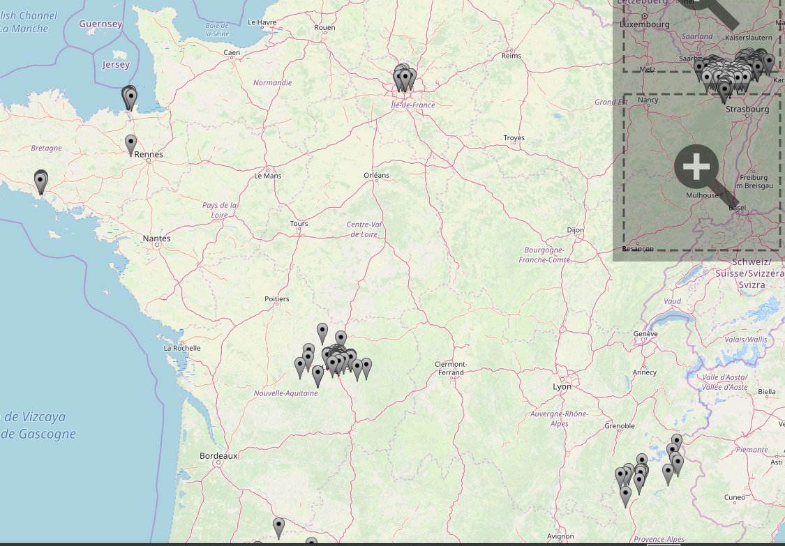 wadouk's tweet photo. De nouvelles analyses sur @osmose_qa sur les #defibrillateurs #DAE #AED sur quelques régions (@paris @SaintMaloVille @hautevienne_dep @Toulouse #basrhin #hautesalpes ...) , plus à venir @OSM_FR https://t.co/6CJwm17Kgt https://t.co/FcY2r3vcsG