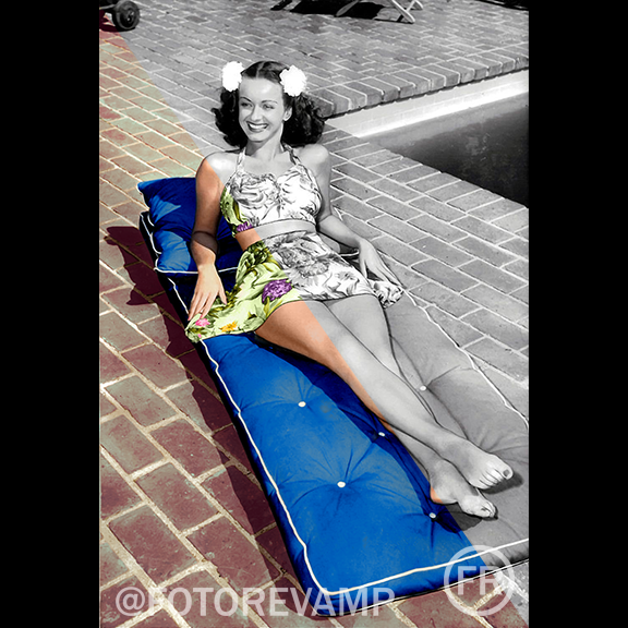 fotorevamp's tweet photo. #noelneill The first ever #loislane in the 40's coloured by me. #damagedphoto #photorepair #oldphoto #photography #photoediting #oldphotograph #vintagephoto #photorestoration #colorizing #Colorized #photocorrection https://t.co/OJyxBTzRnC