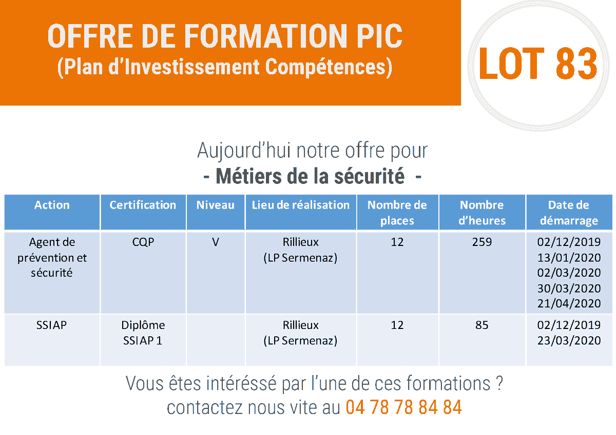 #1Jour1Offre

📢 Le GRETA Lyon Métropole vous propose des formations financées à 100% et rémunérées par le Pôle emploi !

#1Jour1Offre #Formation #Emplois #Avenir