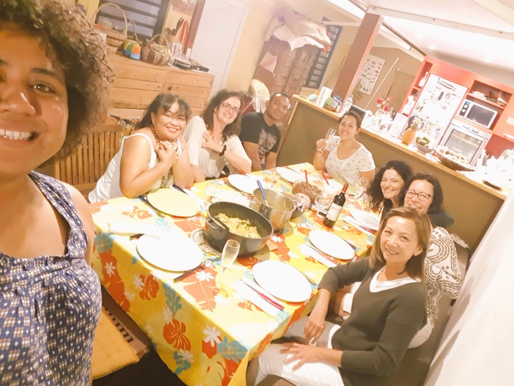elenoa_salele's tweet photo. Jz got home 4rm New Cal ths arvo after attending a #PICOF5 wrkshp & reminiscing back on the wknd haps. Totally blsd 2 hav n #SPC Noumea family who u can hang, laugh & dine with as if u were bk home. Sumtyms we 4get that our colleagues r our family away 4rm home #appreciationpost https://t.co/c2Kg6Rr3k4