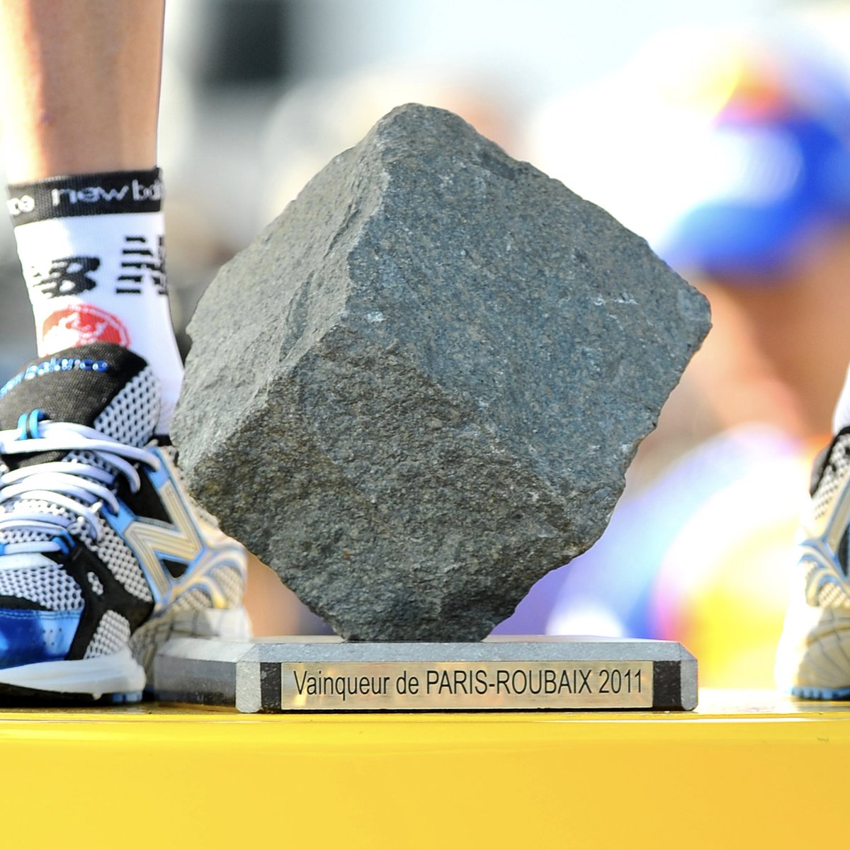 Ragi82's tweet image. If you win Paris-Roubaix you get to take home a piece of the famous cobblestone pavé. It's cool idea but it could actually look cool too if...