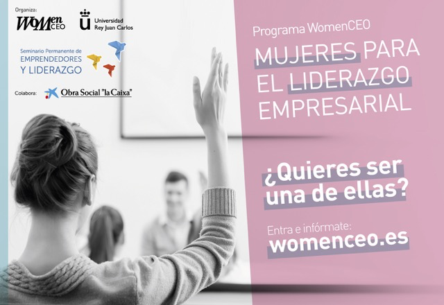 IA_URJC's tweet photo. 3a Edición Programa WomenCEO “Mujeres para el Liderazgo Empresarial”. Periodo lectivo: Enero- marzo 2020. 
https://t.co/UQfjXUDSUP https://t.co/lSm0ZEgnS2