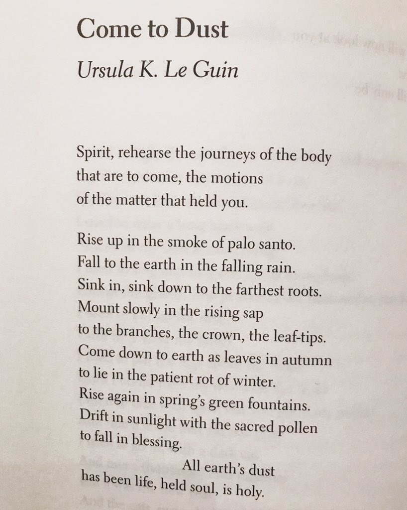 A previously unpublished Ursula K. Le Guin poem and how her poetry