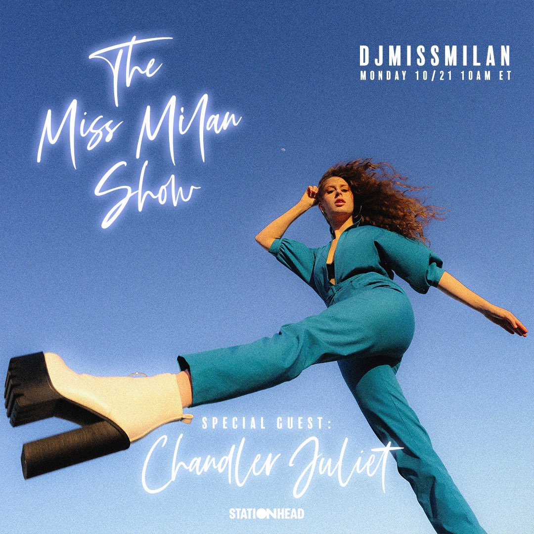 MissMilanShow's tweet photo. WAKE THAT ASS UP! @djmissmilan is ON!| 10AM! 🧚🏽‍♀️

Special guest: @chandlerjuliet_  is waking that ass up &amp; joining us!

It’s Monday so I’m starting one lucky listener  with $50 for #MoneyMoneyMonday 💸 

Download the @STATIONHEAD app here: https://t.co/1YRovp1t8f 

#MissMilanShow https://t.co/ilaGyZCsi2