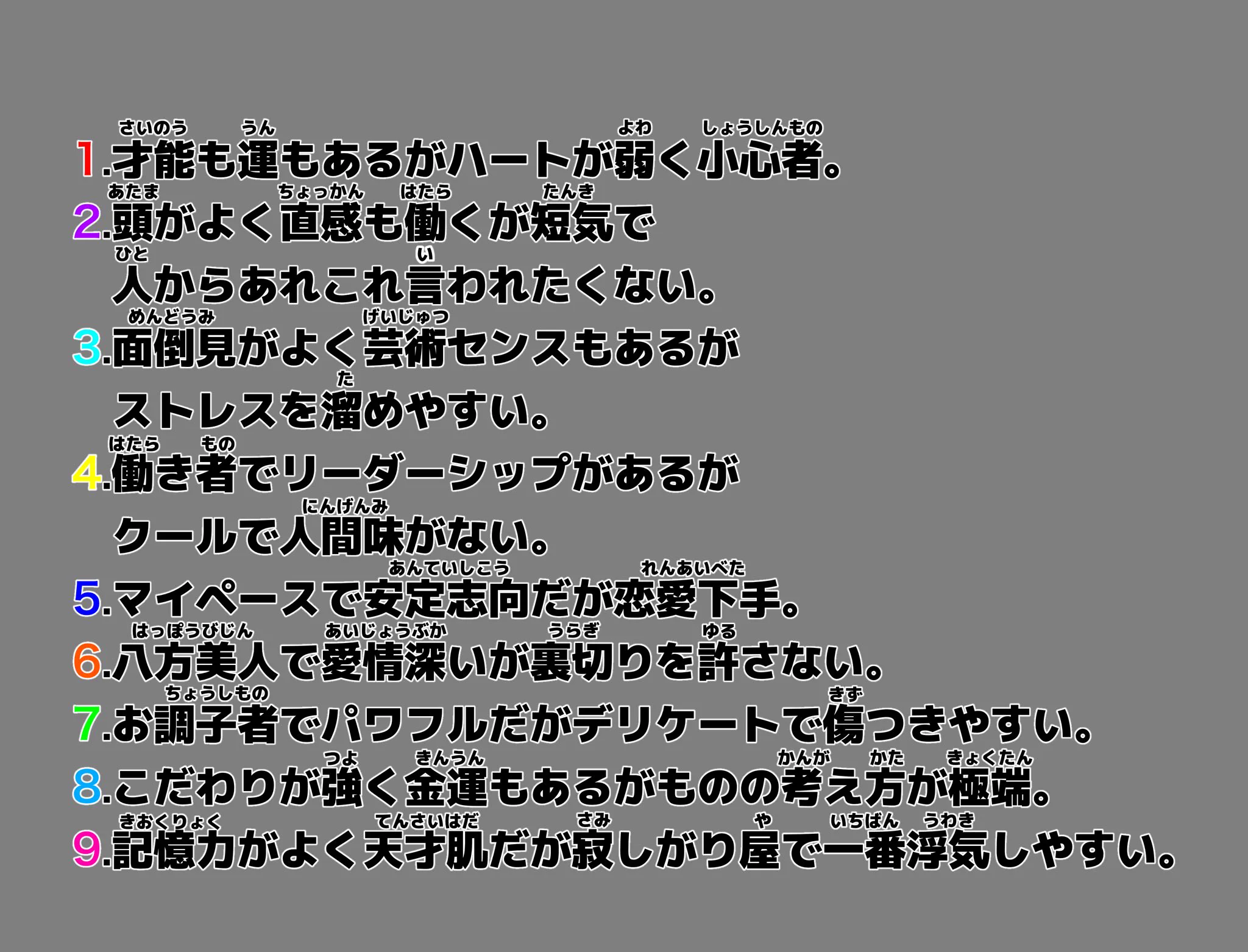 生年月日だけでできる性格診断！その人の持つ長所と短所が分かっちゃうかも