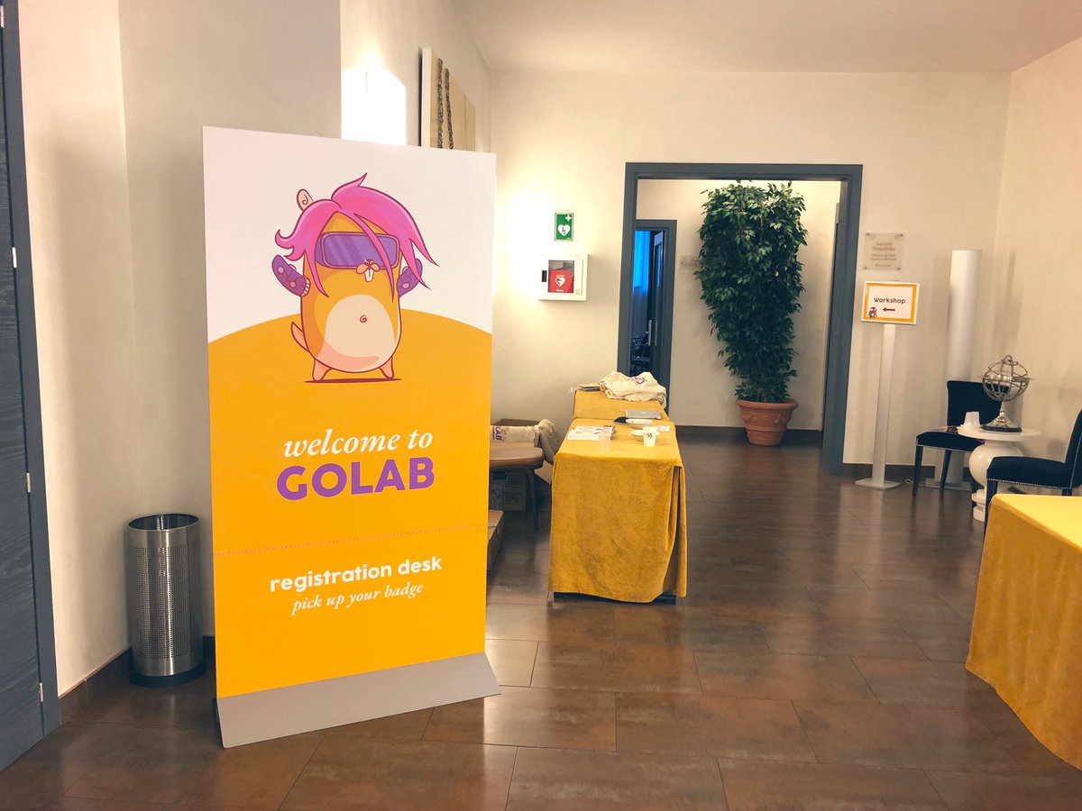Two days Go(ing) full immersion!
#golang2019