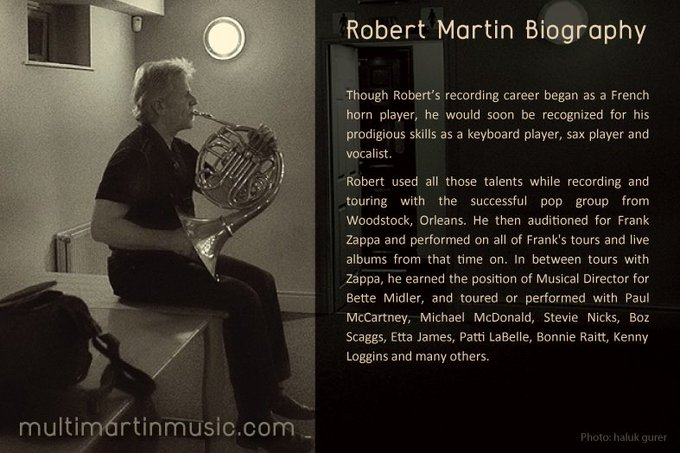 Robert's unique skill set as a mixing &amp; mastering engineer grew from touring for decades with top artists.

multimartinmusic.com/bio.htm