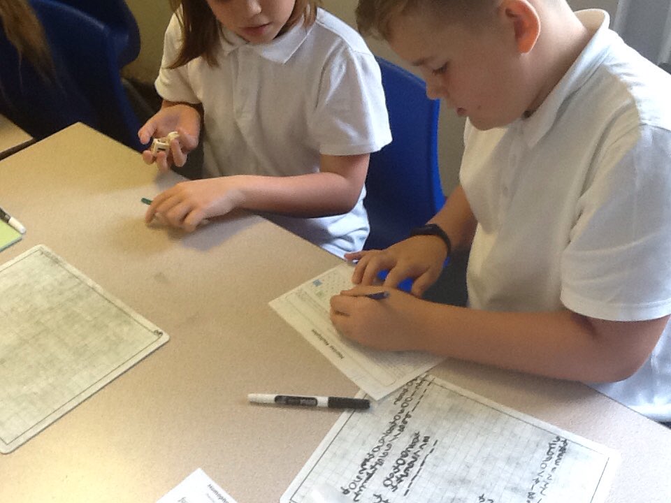 BattyefordY5's tweet photo. Year 5 have been using their understanding of multiples to play a 'Common Multiples' game.  We were ambitious with the numbers we used... And incredibly competitive! @Battyeford https://t.co/RyHdbLYmsG