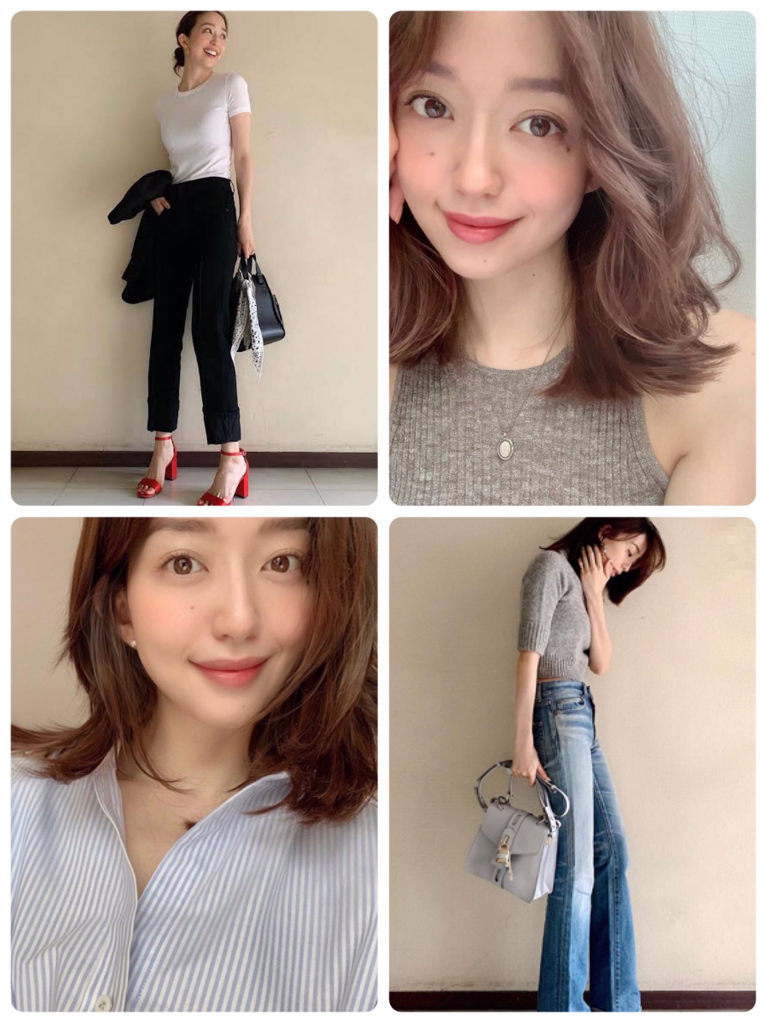 Twitter 上的 沙々 Pdロマナチュ的な松島花さんは 髪型やメイクはロマンス的 盛り を感じる 首より上は曲線的なパーツを強調 髪型も大ぶりな曲線 一方 洋服はシンプル アクセも極小サイズで ユニセックスなアイテム多め 3枚めの全体的に華美な感じよりも 4