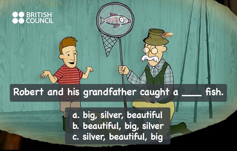 LearnEnglish_BC's tweet photo. 🐟Do you know the answer? Download our Playtime app for lots of fun animated songs and stories to develop English reading, listening and speaking skills: https://t.co/O50EXWSuDH https://t.co/WRz0w3GEL4