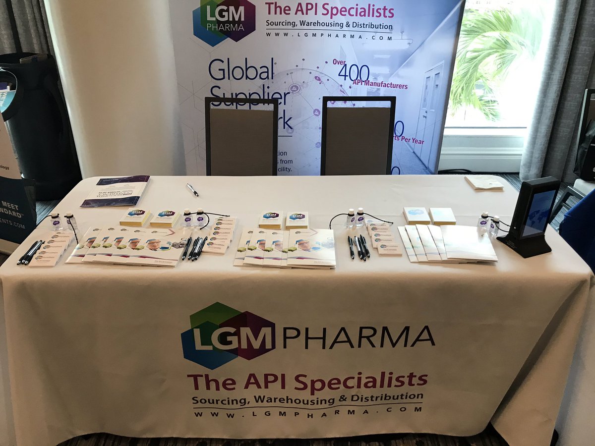 lgmpharma's tweet photo. The 2019 #BioFlorida Annual has officially started. If you have API or drug compounding challenges, be sure to stop by and chat! #BioFl #biofl19 #BioFlorida19 #Tampa #LifeSciences https://t.co/672blAcp4f