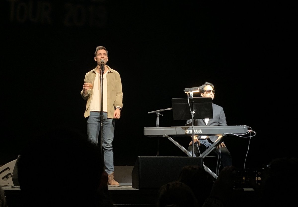 Lin_Manuel's tweet photo. Saturday Night @MBMBaM—
Listen guys. Every two years I moonlight as a Billy Joel Weird Al but only with very specific lyrics for podcasts I like. Here are the lyrics. https://t.co/s2tQIKpd5U