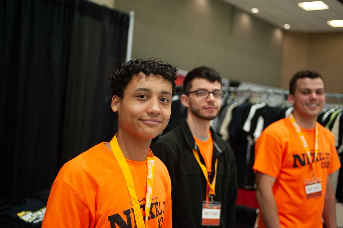 nickelcitycon's tweet photo. "Just smile and wave boys, smile and wave."
Nickel City Con really wouldn't be as great as it is without all of the staff who come out each year and help with the event!
#NCC #FunInBuffalo #ThankYou https://t.co/0wHf0wupPZ