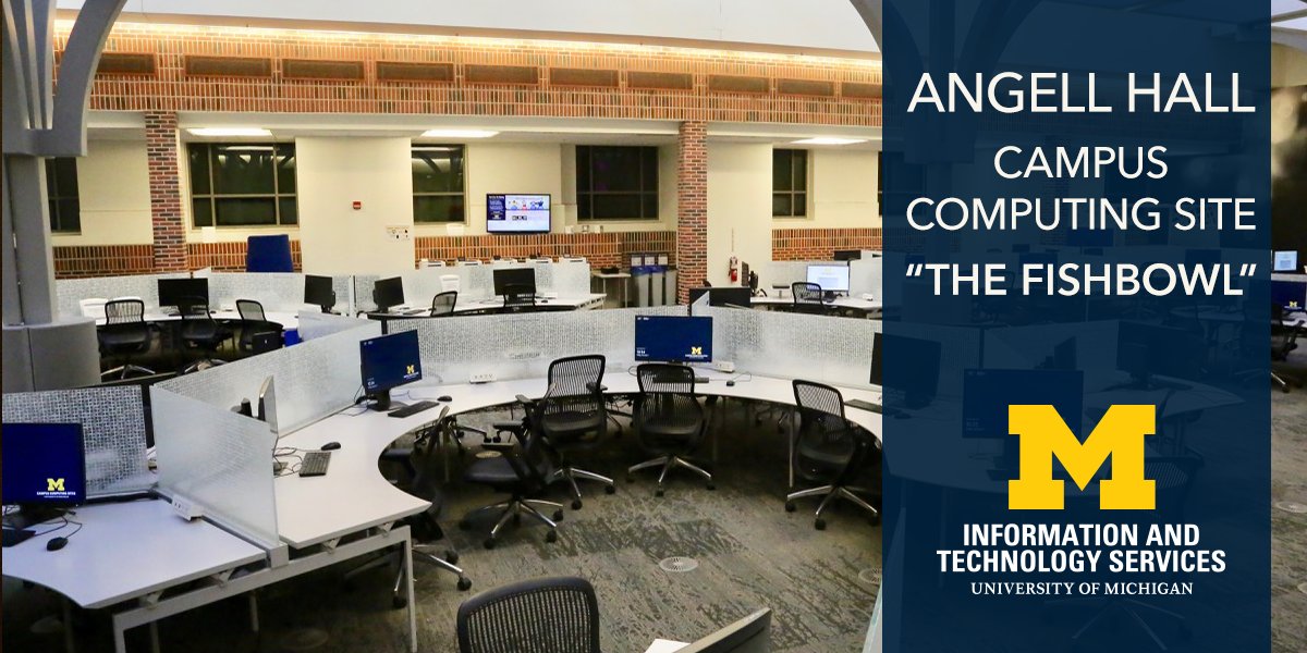 UMich ITS on Twitter "The Fishbowl 🐠 The largest and busiest