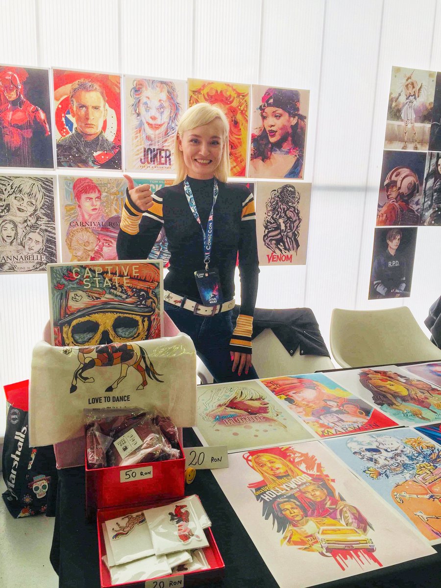 roxy_color's tweet photo. Amazing weekend at Transylvania Comic Con Artists' Alley! Thanx so much for having me! #comicconro #comicconromania #artistsalley #illustration #ComicCon https://t.co/T1Vdys5RgF