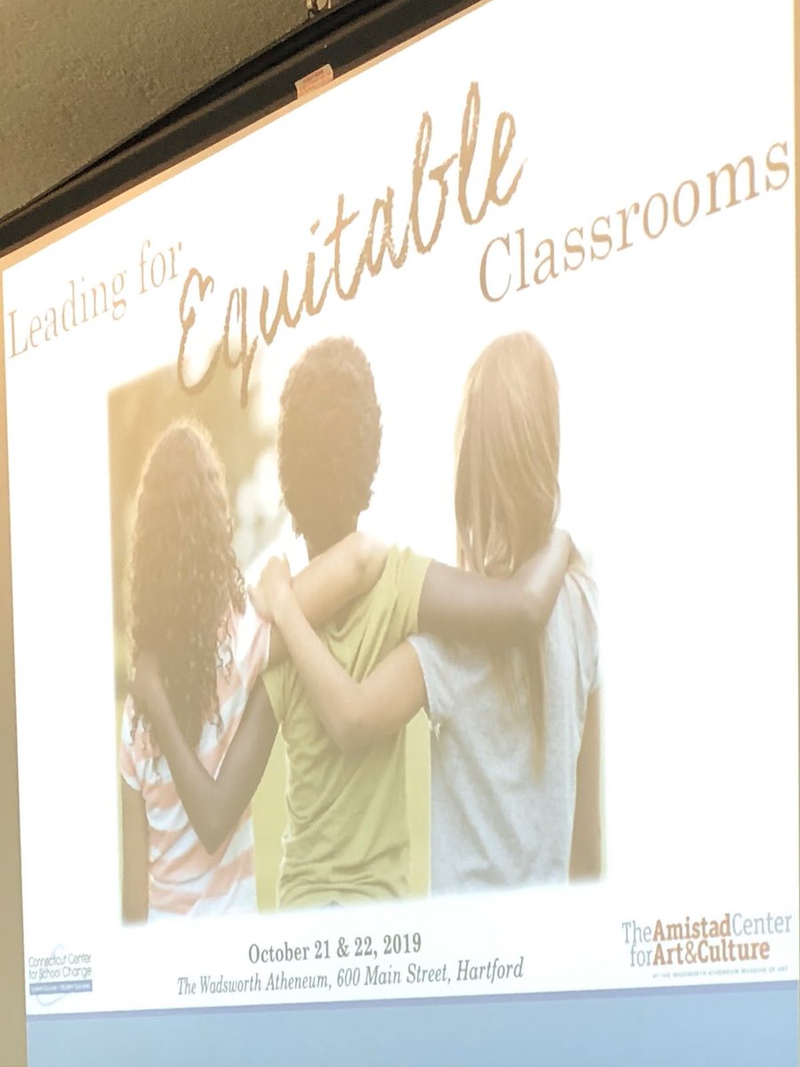 Read_Principal's tweet image. I’m with my #ReadSchool team at Leading for Equitable Classrooms with @LewisWriting78 @CTCenterSchChng @AmistadCenter #equitableclassrooms