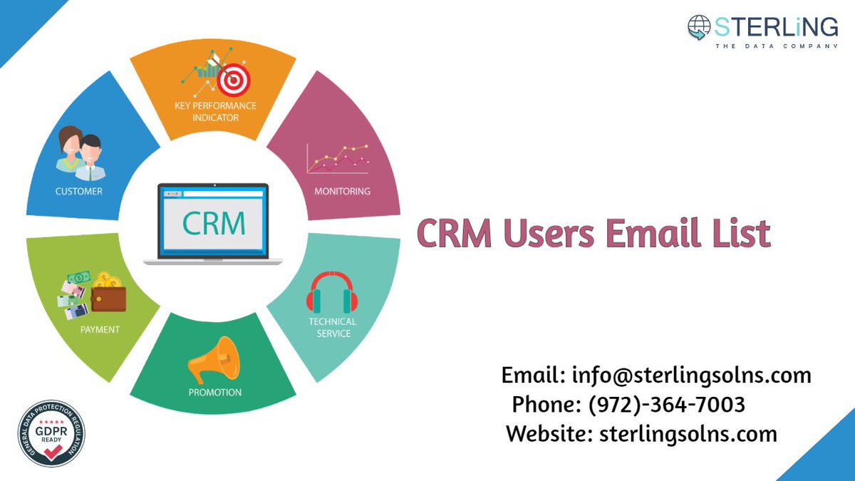 Access our updated CRM Users List for the upcoming campaigns and reach your targeted customers. Contact for more details.

#CRMusers #Database #B2B