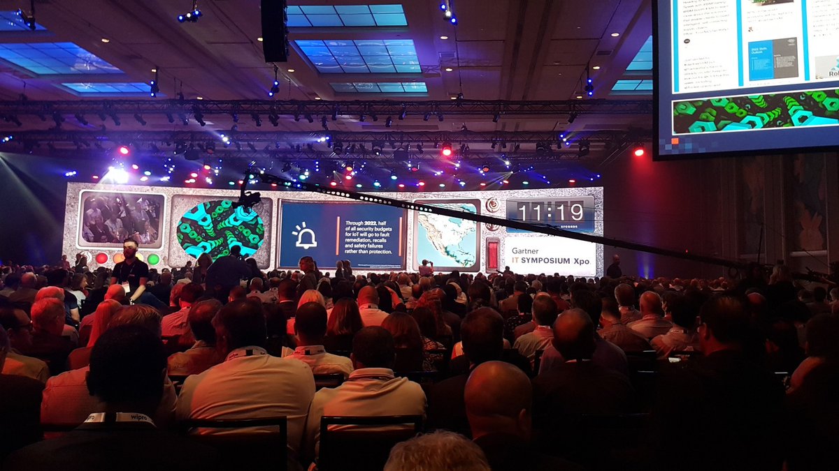 Waiting for keynote at #GartnerSYM