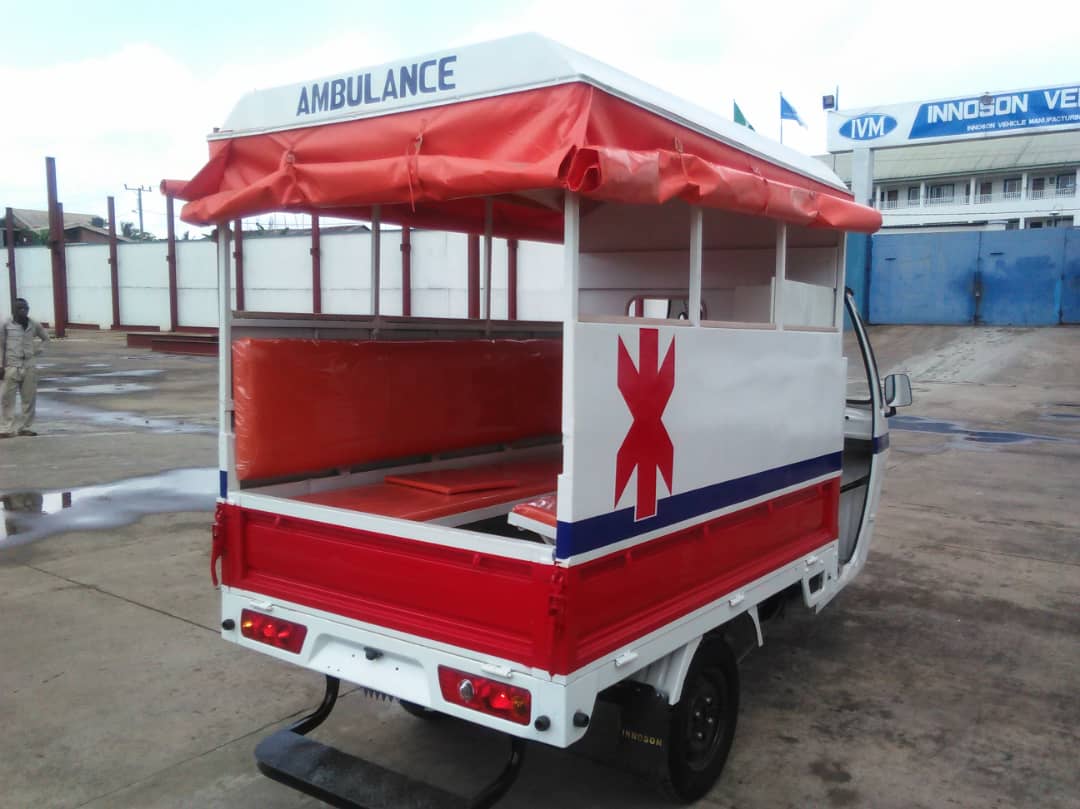 #IVM Tricycle Ambulance for quick emergency response.

#MadeInNigeria #InnosonVehicles