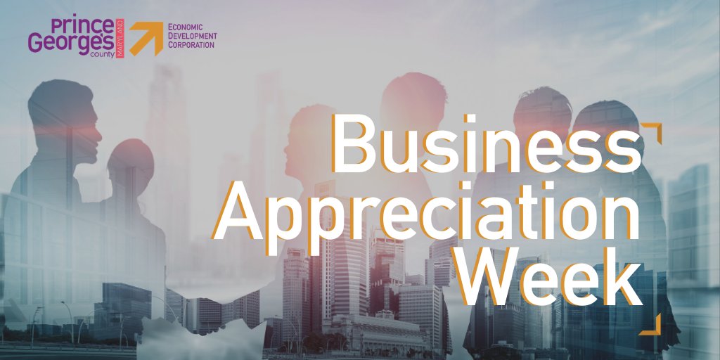 ExpandPGC's tweet photo. Happy Business Appreciation Week from PGCEDC.
Stay tuned to our social media as we visit various businesses that help expand Prince George's County.
#ChoosePrinceGeorges #ExpandPGC #PGCEDC #BAW https://t.co/pAeHdQH2K2