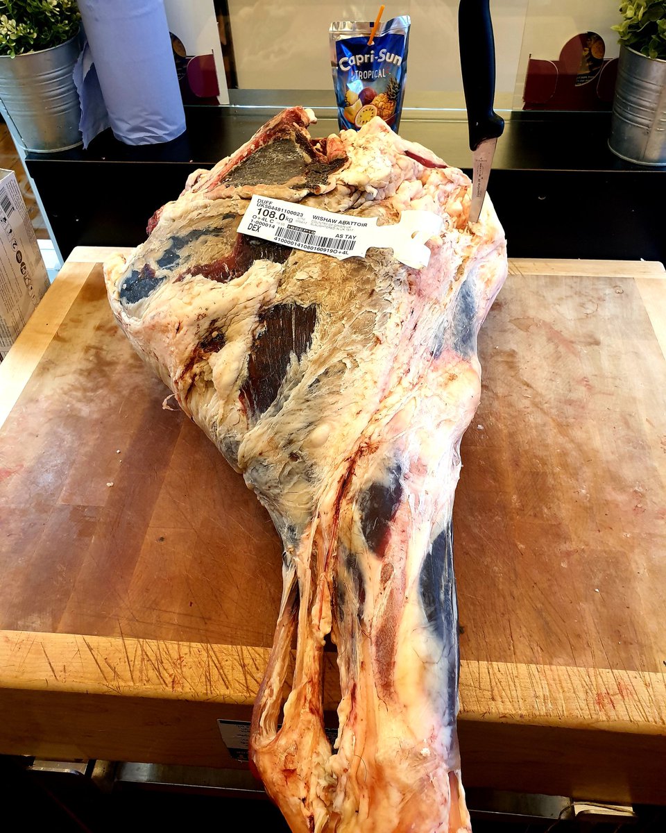 damothebutcher's tweet photo. Time to cut in to the other half of that beautiful wee Dexter #topbit #Dexter #scotchbeef #macduff1890 #meatwithintegrity https://t.co/8Ii4ScX9cy