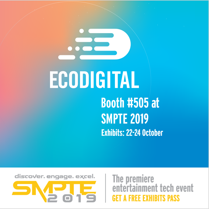 GoEcoDigital's tweet photo. You can find us in booth #505 @smpteconnect 2019! Use code ex2019smpte for FREE ENTRY into the exhibit hall.
https://t.co/fcFcXW0JYj
#goecodigital #DIVAsoftware #smpte #Hollywood https://t.co/RG4sRg6Mwd