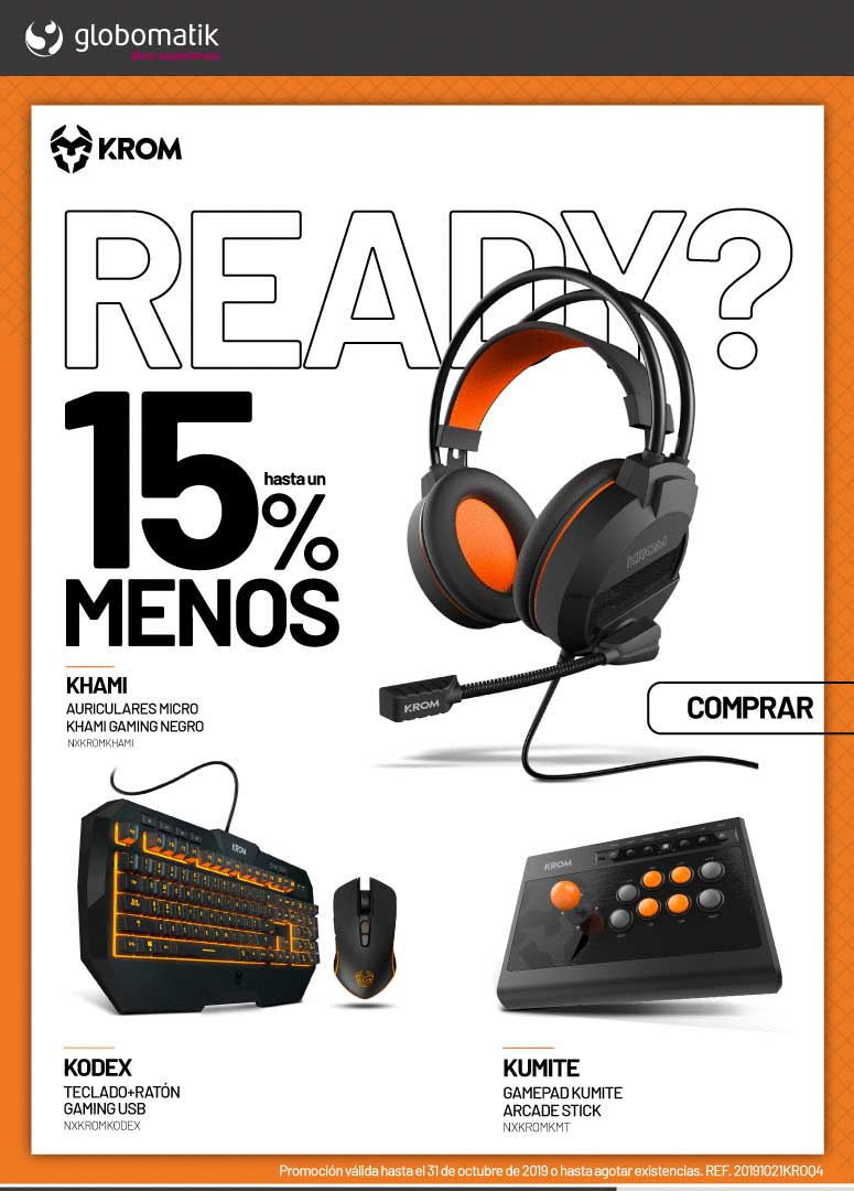 expogaming_sp's tweet photo. #promolunes #Descuentos especiales en @Krom_Gaming_ https://t.co/fkIyZCb6Pk @Globomatik @dealermarket #QueremosSerTuMayorista #mayoristainformatica #canalit #distribuidores #GamingNews #gaming #gamers https://t.co/Cd3OKn4Gmq
