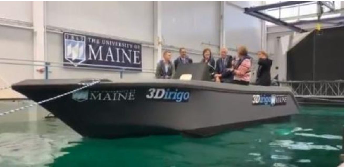 CompositesPress's tweet image. UMaine Composites Center receives three Guinness World Records related to largest 3D printer ow.ly/qi0K30pJW58 • Shared on CompositesPress.com • #Composites #3DPrinting #Polymer3Dprinter #Additivemanufacturing @UMaineExtension University of Maine