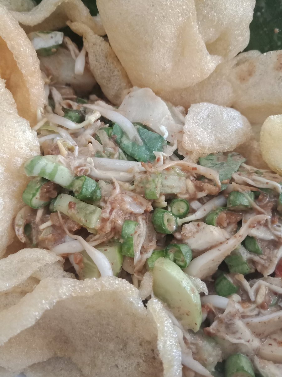 SondoroMusic's tweet photo. Indahnya keberagaman ( sayur mayur + bumbu kacang ) ! Inilah Karedok 😂😂😂 #karedok https://t.co/fksEujWQEr