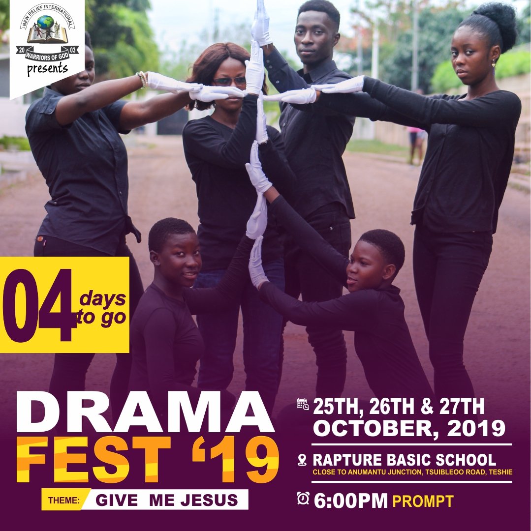NRtheatre's tweet photo. 4 Days More! 
#Dramafest2019 https://t.co/JYYwEBxBPX