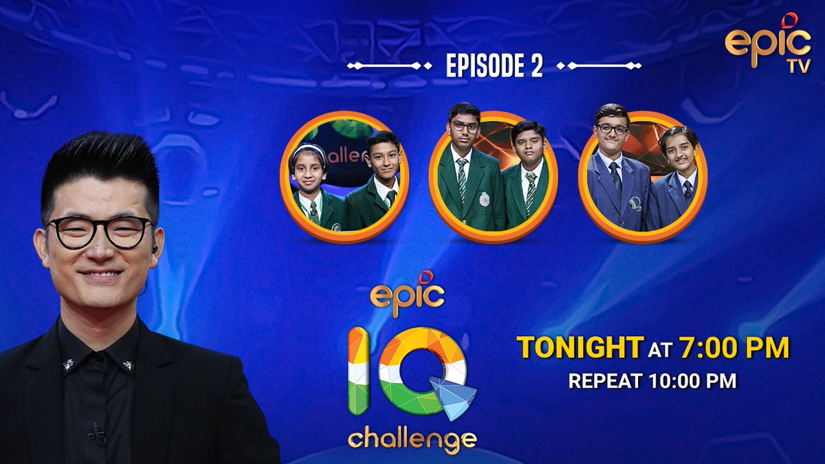 The next episode of the #EPICIQChallenge with <a href="/MeiyangChang/">Ｍｉｓｔｅｒ　Ｃｈａｎｇ</a> airs tonight on #EPICChannel. Watch it at 7 pm &amp; 10 pm to find out which city wins the Challenge. #IndiaKaTyohaar #DekhnaTohBantaHai