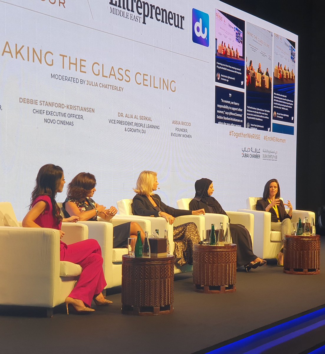"We need to unlearn what we know... Let's embrace change, and move into something entirely different." <a href="/EvolvinWomen/">Evolvin' Women</a>'s <a href="/assia_riccio/">Assia Riccio</a> at the RiiSE Conference: Achieving Women Forum. #EntMEWomen #TogetherWeRiiSE