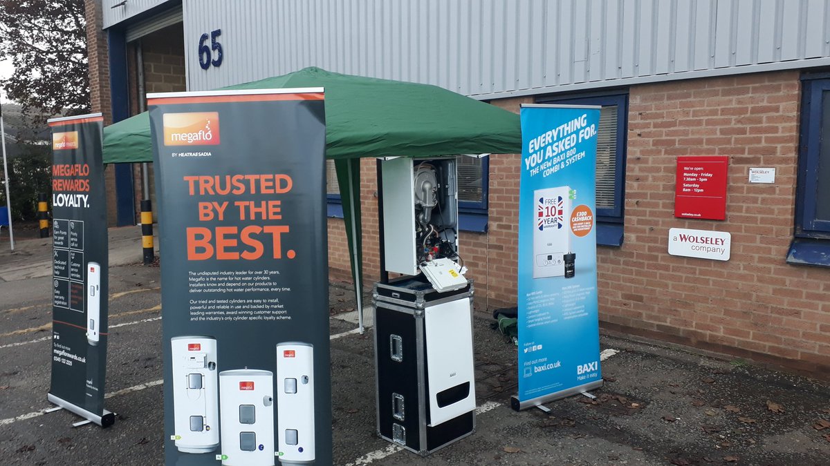 AnthonyBaxi's tweet photo. Pop down to Northampton wolseley nn5 5jp. Grab some food, Trade event is in full swing with @baxi @megaflo @AHeatraesadia @BristanPro @GeberitUK @grunfoss @AntonIndustrial https://t.co/8NeQJcN8QE