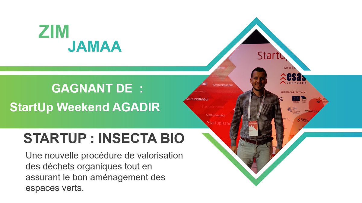 Startup_Morocco's tweet photo. The winner of StartUp Weekend Agadir is at Startup Istanbul 2019.
Le Gagnant de StartUp Weekend Agadir est à Startup Istanbul 2019.
@Startup_Morocco
@NLinMorocco
@istanbulstartup
#Startupistanbul2019
#StartUp_Weekend https://t.co/uEvRIdzQkG
