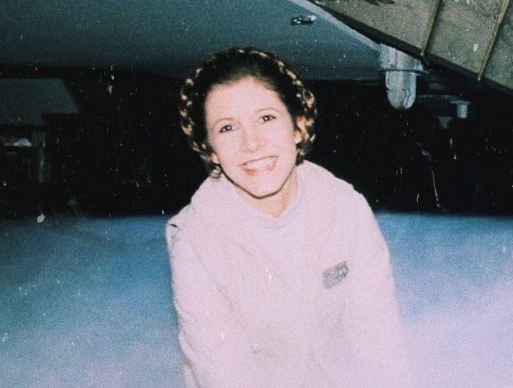 Happy birthday carrie fisher, you were the brightest light in the galaxy and we miss and love you dearly. 