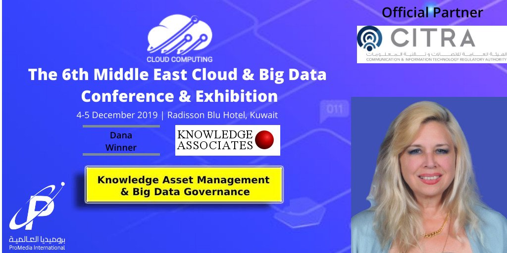 pro_source22's tweet image. Meet Dana Winner, Sr Knowledge Associate and know framework for Big Data Governance empowered by Knowledge Asset Management. Details on mebigdata.com #cloudcomputing #Datascience #data #bigdata #AI #bigdataanalytics #internetofthings #5g #expo #cloudsecurity #computing
