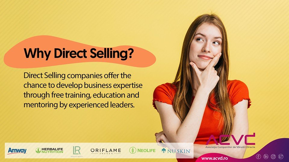acvdro's tweet photo. Direct Selling companies offer the chance to develop business expertise through free training, education and mentoring by experienced leaders.
#vanzariledirecte #directselling #networkmarkering #business #directsellercompanies #amway #herbalife #oriflame #LR #neolife #nuskin https://t.co/mR9sX4L78y