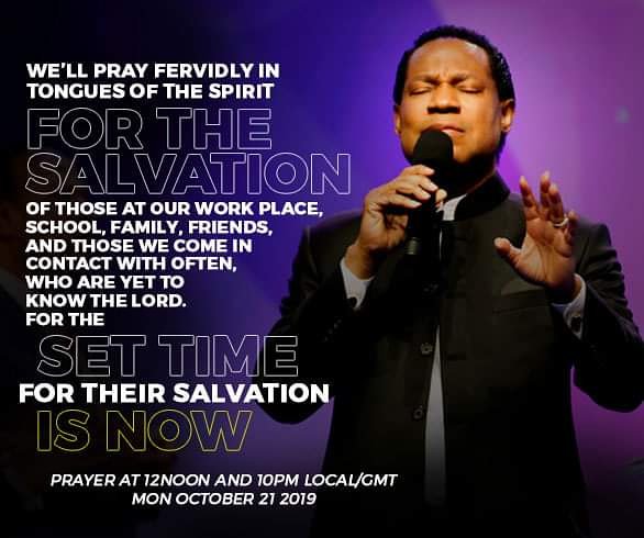 PstChrisOnline's tweet photo. At 12noon and 10pm (Local/GMT) we’ll pray fervidly in tongues of the Spirit for most of 15min, also for the salvation of those at our work place, school, family, friends,..
Read more @ https://t.co/ts3vzjlb0y
#monthofministry #howicarryoutministry #ministryinprogress #iaminoffice https://t.co/yqzvBDlE8v