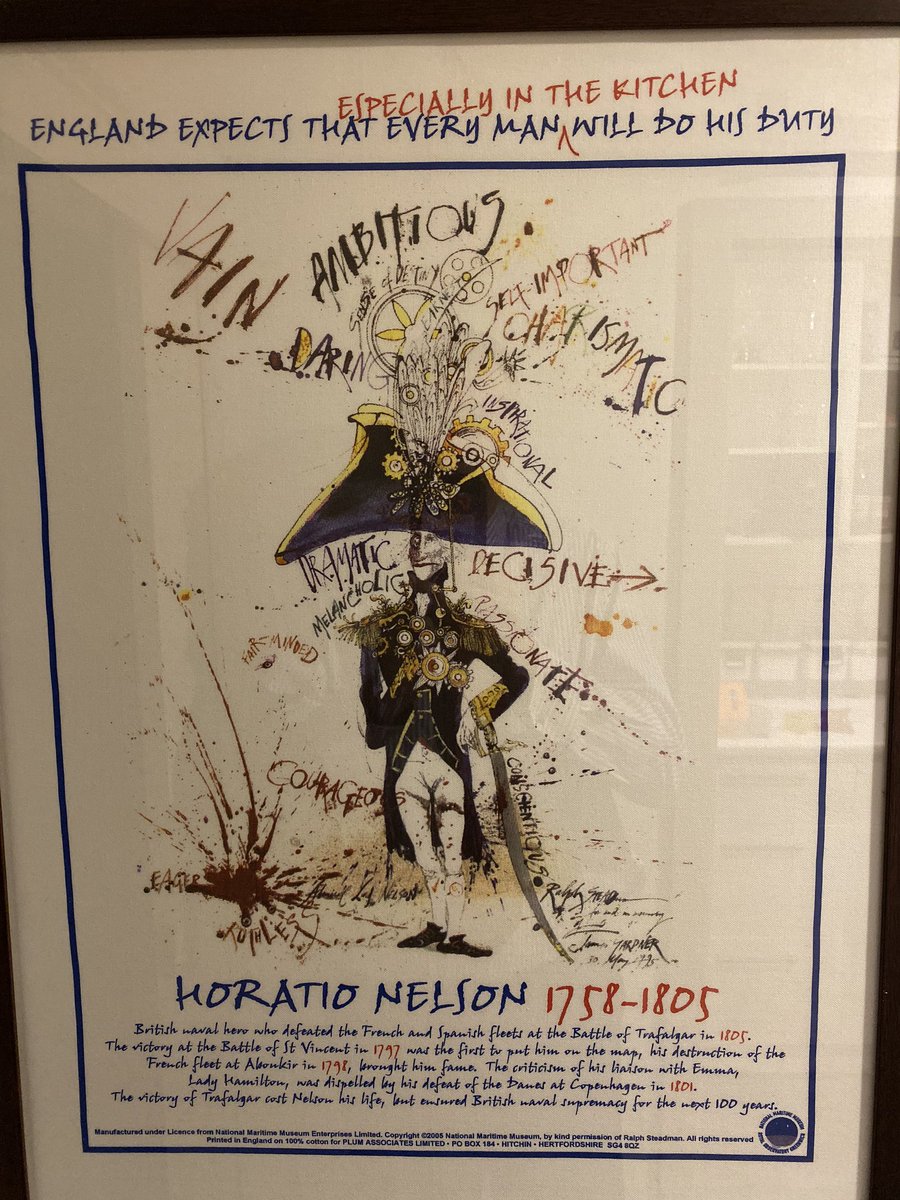 RayGriggs_'s tweet photo. Still the most succinct and balanced summary of Lord Nelson as a man and leader - we need more educative tea towels around the place! #trafalgarday2019 https://t.co/EzIr5xY7u7
