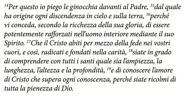 ExpRoma's tweet photo. Imparare a pensare bene, imparare a pensare secondo il pensiero di Cristo, è umanizzante. #Paolointercessore (Ef 3,14-19) https://t.co/6NOgdzItfr