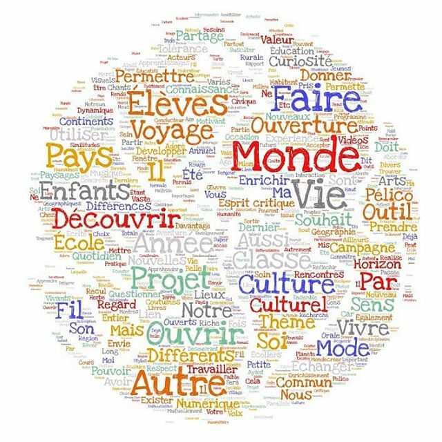 Lorsque l'on demande aux professeurs ce qu'ils attendent du Voyage de Pelico ça donne ça ! Un univers de mots qui correspond aux valeurs de Par Le Monde et que nous tentons d'accomplir au quotidien 🌎 ift.tt/2oQ4jVi
