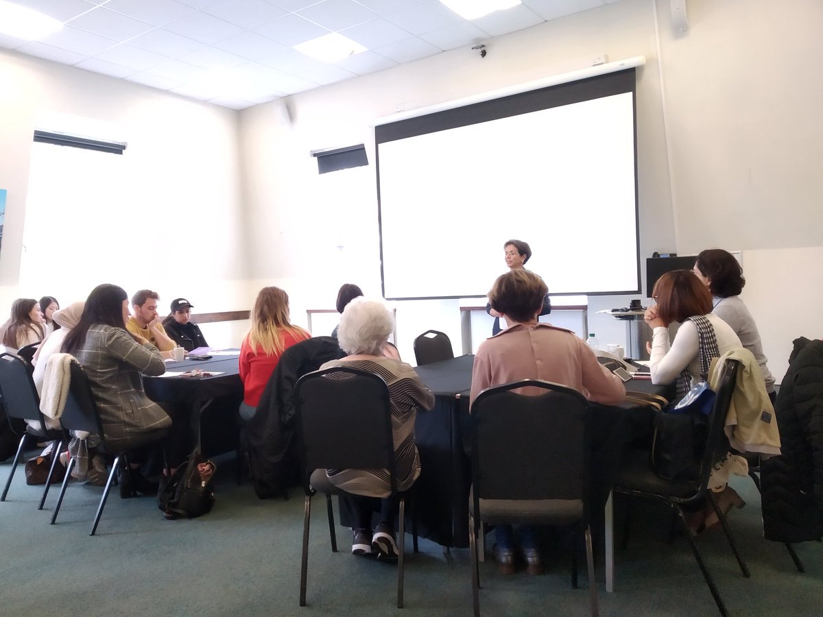 RegentsLanguage's tweet photo. Assia Rolls welcomes researchers, teachers and students to the Sustainability of #ExploratoryPractice session @regentsuni https://t.co/ToBpX3q5PU