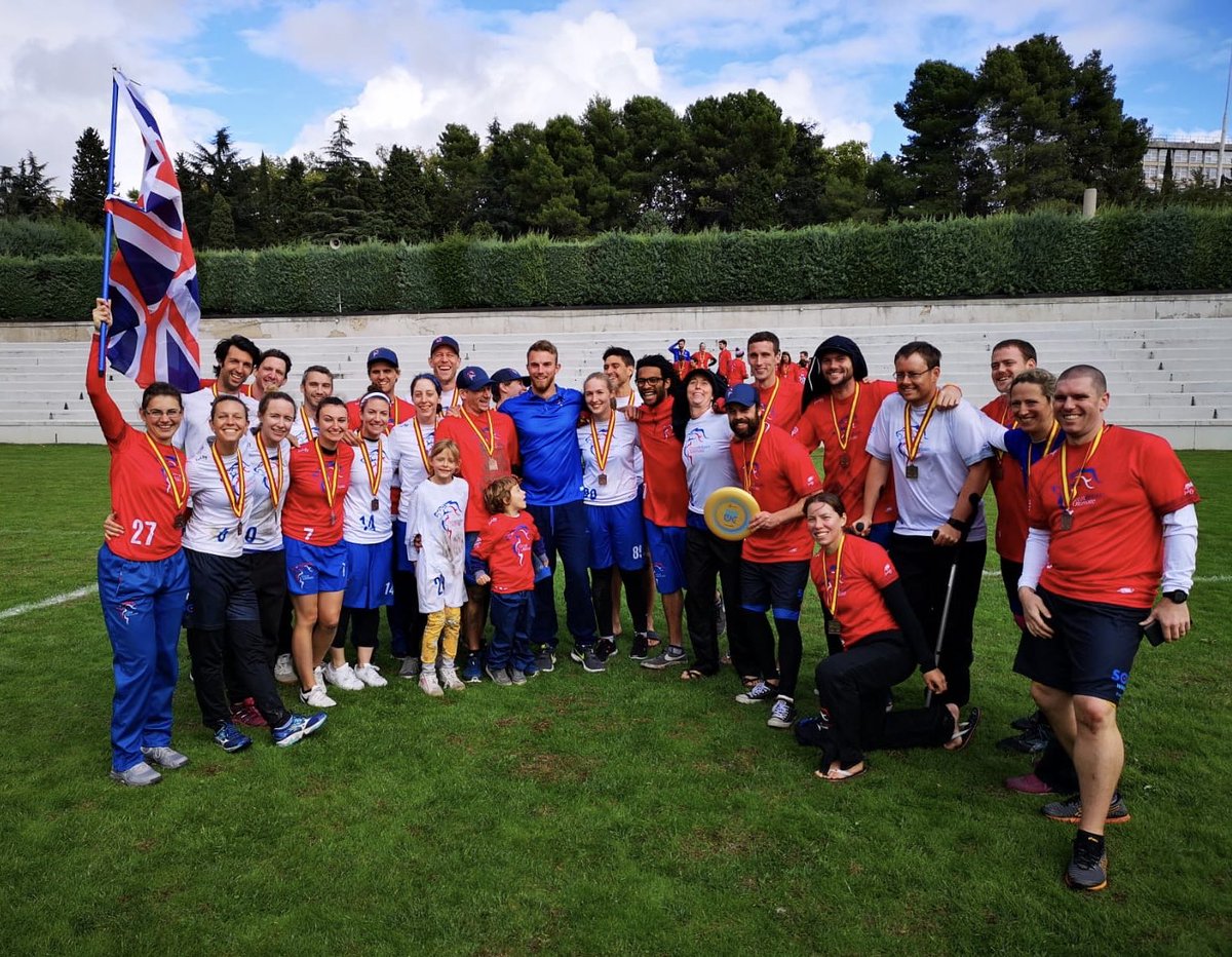 What a tournament! GB played some incredible games, and won the bronze medal 🥉 at the European Masters Championship after a hard-fought game against Germany. 2-3, GB!!! #emuc2019 #MastersUltimate
