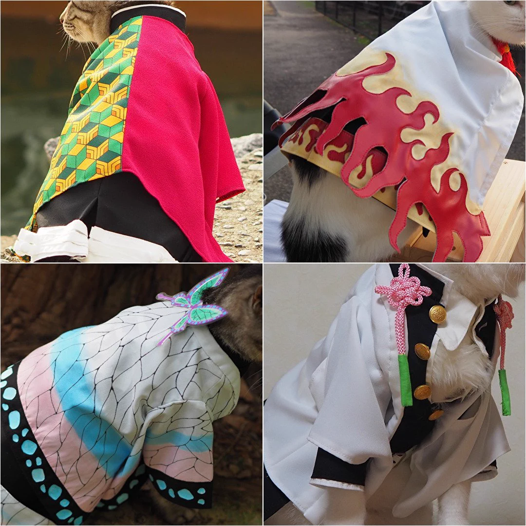 猫ちゃんの衣装を作りました・洗濯物が可愛くて仕方ないwwww