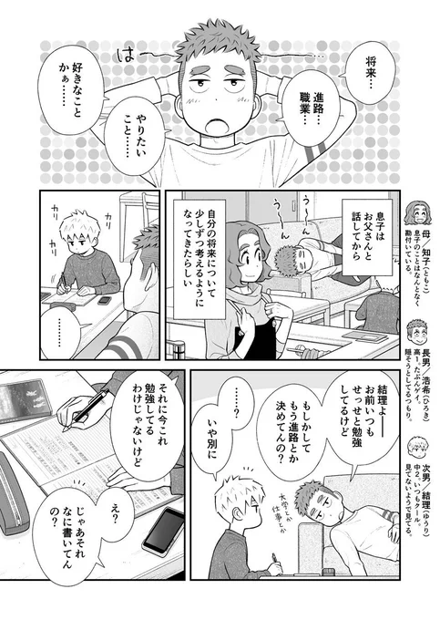うちの息子はたぶんゲイ ㉔

弟のちょっとした秘密。

#お母さんは息子がかわいい
#うちの息子はたぶんゲイ 
