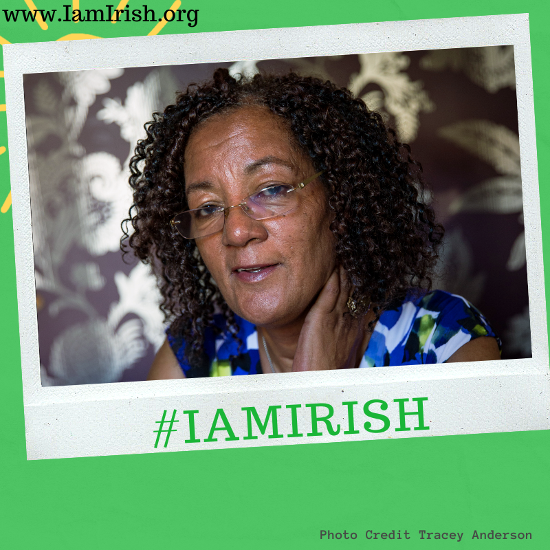 Day 21 #BHM 
Today we shine a light on the formidable Rosemary Adasar -founder of the Association of Mixed-Race Irish, currently leading a fundraising campaign to go to the UN CRED committee gofundme.com/f/AMRIUN 
#GlobalIrish #IamIrish #RosemaryAdaser #BHM2019 #RT