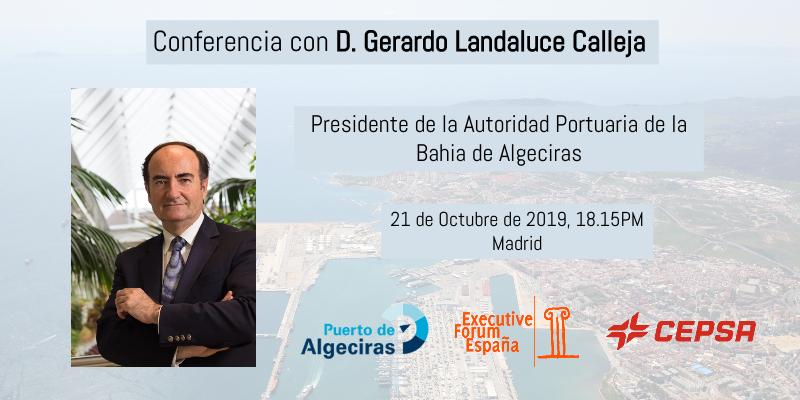 PuertoAlgeciras's tweet image. 🔜 El Presidente de la #APBA, Gerardo Landaluce, hablará esta tarde en Madrid sobre el Puerto de Algeciras en un encuentro informativo organizado por #ExecutiveForum con la colaboración de Cepsa. A las 18.15h en el hotel Hotel Palace #Algecirasa100 #Algecirasde10
