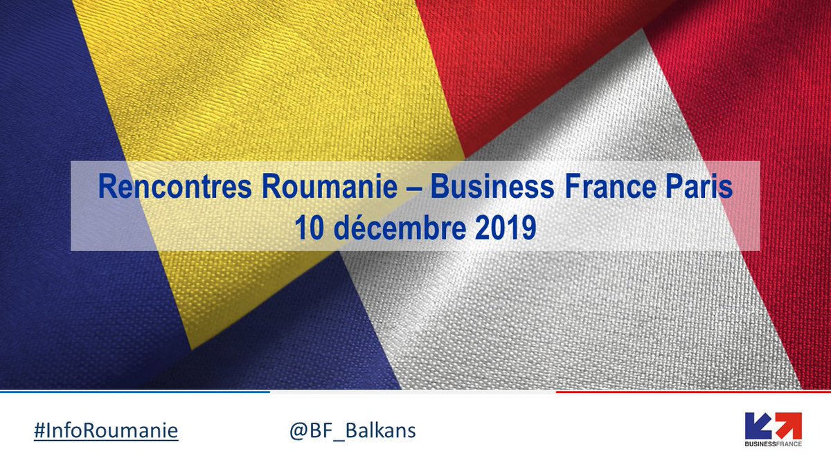 Business France Balkans-Europe C&O (@bf_balkans) on Twitter photo ▶️🇷🇴La #Roumanie Économiquement dynamique & fortement industriel, de tradition agricole, au rythme de croissance soutenu, porté par la consommation intérieure:+5,7% en 2018
#InfoRoumanie <a href="/BF_Balkans/">Business France Balkans-Europe C&O</a>
<a href="/businessfrance/">Business France</a> Paris 10 décembre 2019
Inscription👉bit.ly/2MpT2ny ▶️🇷🇴La #Roumanie Économiquement dynamique & fortement industriel, de tradition agricole, au rythme de croissance soutenu, porté par la consommation intérieure:+5,7% en 2018
#InfoRoumanie <a href="/BF_Balkans/">Business France Balkans-Europe C&O</a>
<a href="/businessfrance/">Business France</a> Paris 10 décembre 2019
Inscription👉bit.ly/2MpT2ny