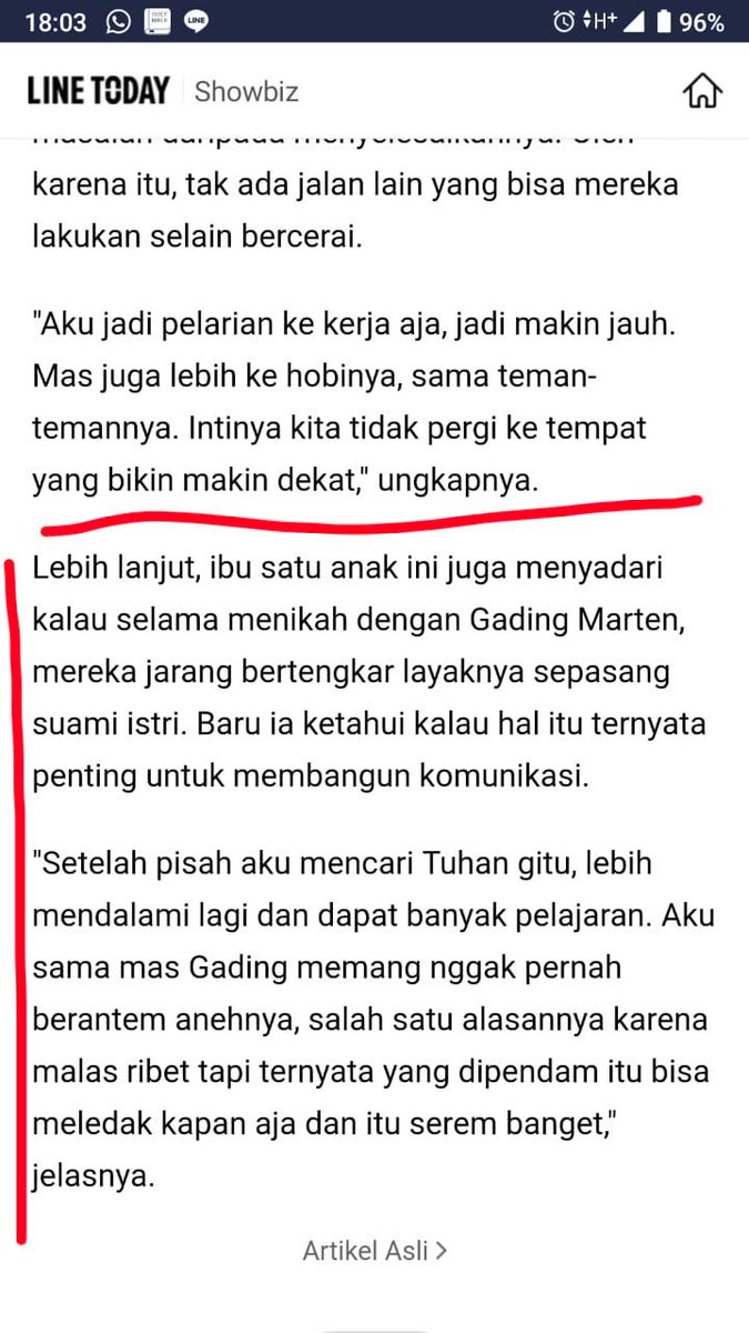 hitmansystem's tweet photo. Gading marten &amp; gisel cerai alasannya karna gak pernah berantem.

sering berantem, bahaya
gak pernah berantem, salah juga
jadi yg bener gimana? belajar managemen konflik. 

Konflik itu wajar karena ada 2 manusia berbeda. Konflik tidak merusak hubungan, tapi ego-lah yg merusaknya. https://t.co/bLVqGfvKlT
